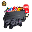 super game stick retrô 4k + 2 controles [frete grátis]