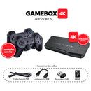 super game stick retrô 4k + 2 controles [frete grátis]